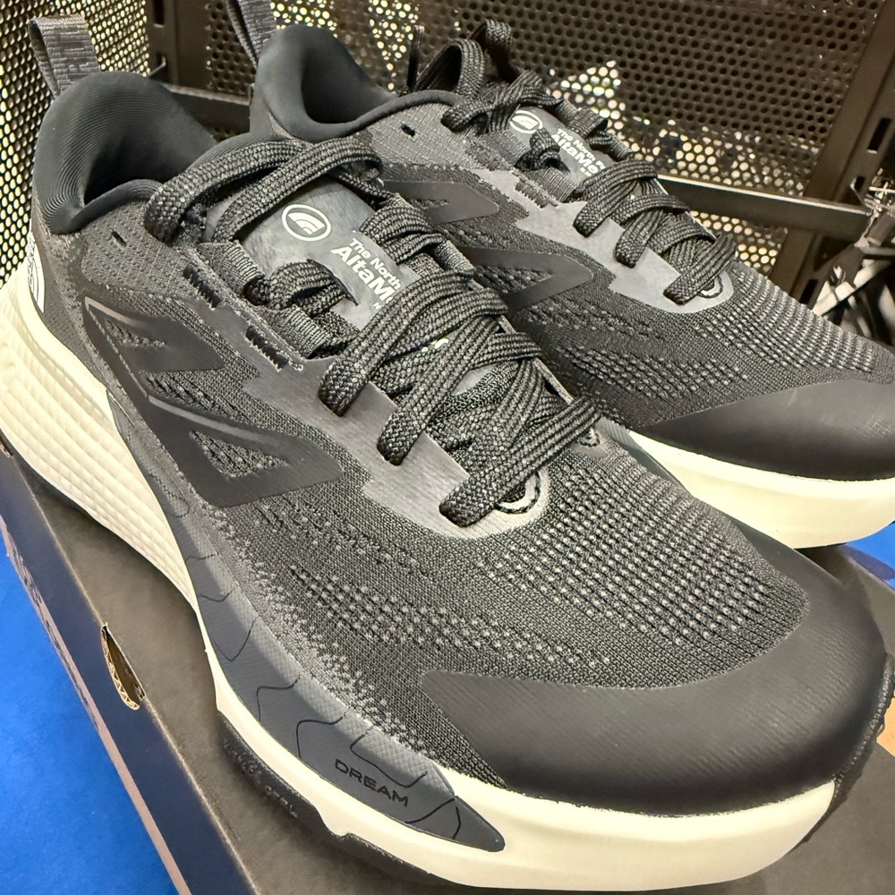 The North Face Black and Gray Athletic Shoes